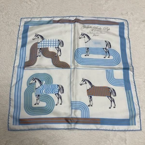HERMES Scarf Gavroche Petit Carre 45 Garde Robe Pop Detail made in france 719 - Picture 1 of 7