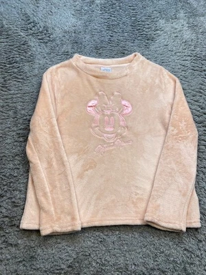 Disney Suéter Niña Pequeño Rosa Minnie Mouse Polar Pijama Pullover Prendas para dormir Foto 1 de 4