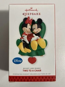 Sedia Hallmark Keepsake Mickey Minnie due a una (nuova) - Foto 1 di 7
