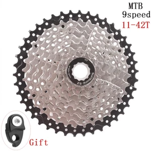 9 Speed MTB Bicycle Cassette 40T/42T Wide Ratio Freewheel Mountain Bike Flywheel - Picture 1 of 14