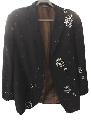 Chaqueta Traje Absodeitly Custom 52R/48W Caravelli Azul Marino Eiffel 3B Foto 1 de 3