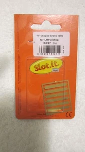SLOT IT LINGUETTE IN OTTONE A FORMA DI V PER PICKUP LMP SP37 6 PZ - Foto 1 di 1