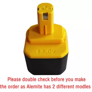 Battery for Alemite 339804 12 Volt 2.0AH 2000mah NI-CD battery - Picture 1 of 2