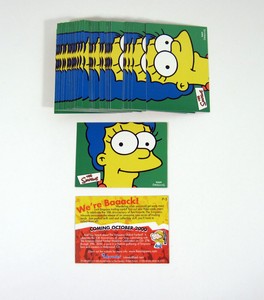 Lot of (50) 2000 Inkworks The Simpsons 10th Anniversary Promo Card (P-3) Marge