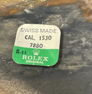 Genuino Vintage Rolex Submariner 1530 Click Spring Parte 7880 del paquete mostrado - Imagen 1 de 3