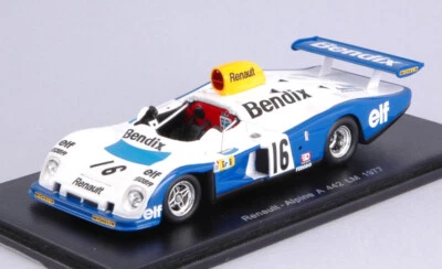 MODELLINO AUTO STATICO SPARK RENAULT ALPINE A442 LE MANS 1977 PIRONI ARNOUX 1:43 - Immagine 1 di 4
