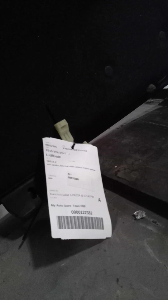 Volvo S60 2015 negro OEM cubierta tapa maletero 313955825 118 k millas Foto 1 de 4