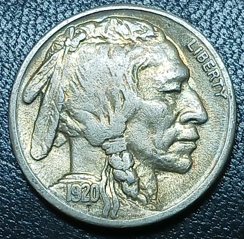 1920-S Buffalo Nickel 5 Cents~Scarcer Date/Rare Grade!~XF-AU Cover