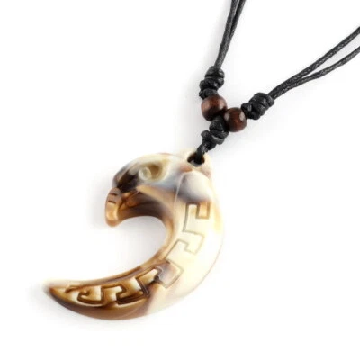 Surfer Halskette Tribal Koru Anhänger Maori Surferkette - Bild 1 von 2