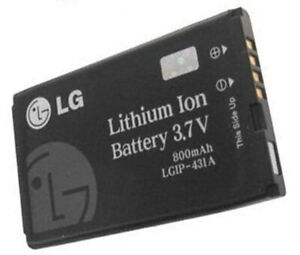 5 LG LGIP-431A OEM Battery Lot G100 CP150 CE110 AX155 410g 300g 230 Nite100c New