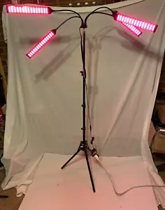 Shyineyou Red Light Therapy Lamp with telescopic stand. 180 LED's, 1-4 lights - Picture 1 of 5