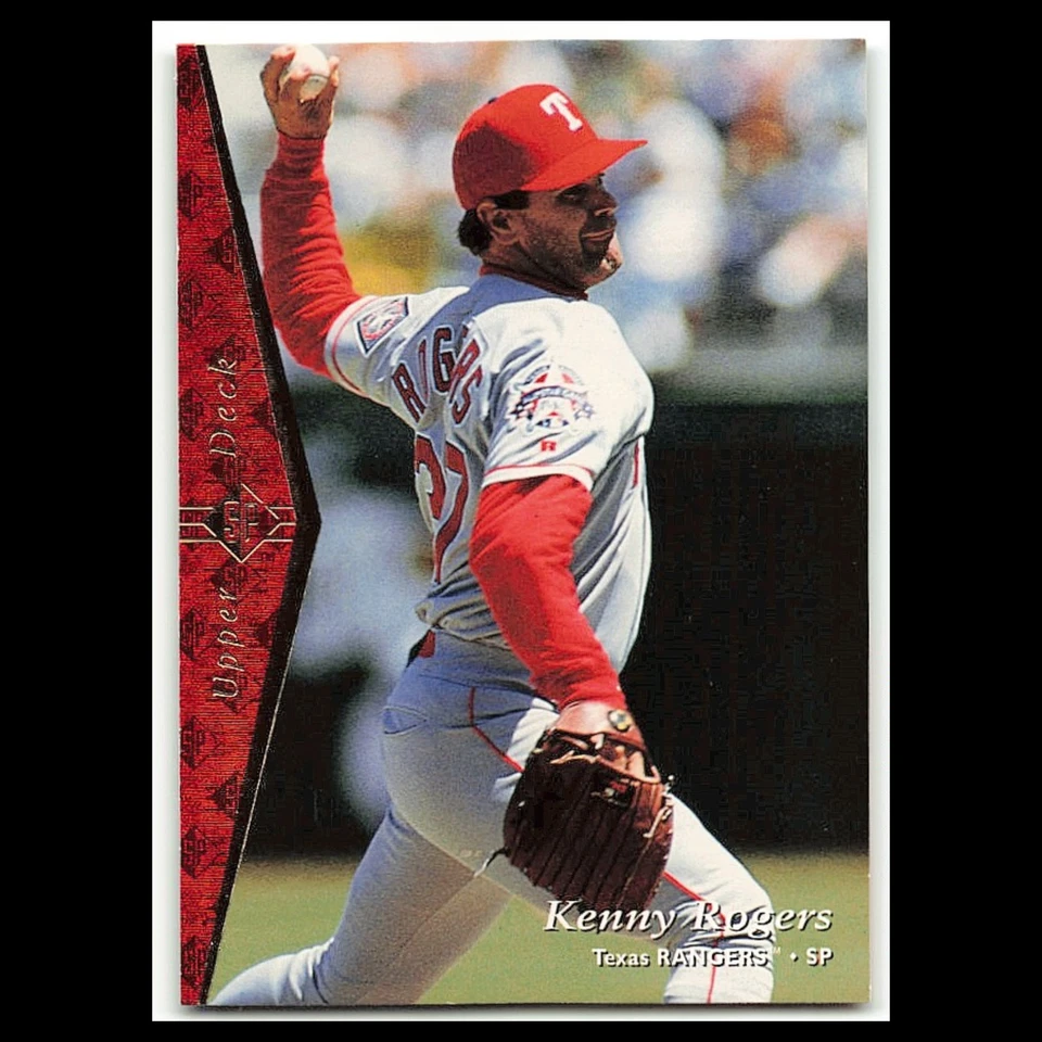 Kenny Rogers #199 1995 Upper Deck SP Texas Rangers Baseball Card MLB NM - Image 1 of 3