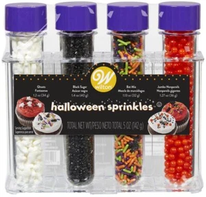 Test Tube Creepy Lab Sprinkles Mix Wilton Halloween  5 oz - Picture 1 of 5