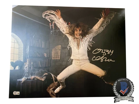 OZZY OSBOURNE SIGNED AUTOGRAPH 16X20 PHOTO BECKETT BAS PRINCE OF DARKNESS 20 Cover