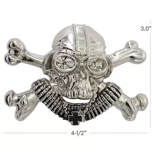 Badass Skull Belt Buckle - Picture 1 of 1
