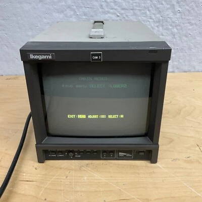 Ikegami TM9-3 9" SDTV Field/Rack Monitor, 300 lines, NTSC/PAL, 16:9/4:3 Tested - Image 1 of 4