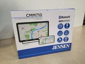 Estéreo para automóvil de medios digitales Jensen CMM710 1-DIN, pantalla táctil USB de 10,1 - Imagen 1 de 6