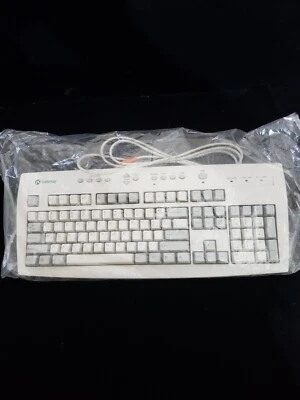 Vintage Gateway PC Computer Keyboard 70001025 E06150US016-C J98197 E139948JZ - Image 1 of 4