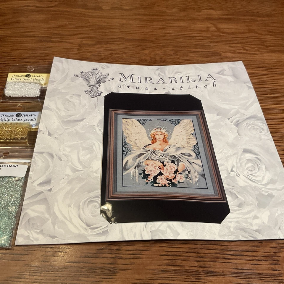 Mirabilia MILLENNIUM ANGEL by Nora Corbett Cross Stitch With 3 Bead Packs - Image 1 of 4