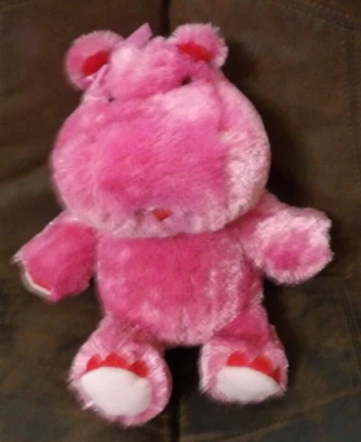 Hallmark Lola Rosa Hipopótamo Peluche Hipopótamo San Valentín Habla Orejas Movebles Nuevo sin Etiquetas Foto 1 de 3