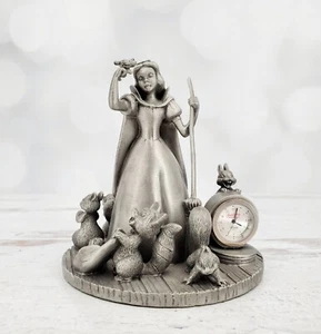 Exclusive Walt Disney World Limited Pewter Snow White Miniature Clock 10/5000 - Picture 1 of 10