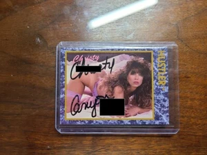 1992 PREMIER EDITION HUSTLER HH4 AUTOGRAPH CHRISTY CANYON #351 of 500 INSERT - Picture 1 of 2