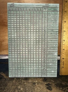 Printing Block ( Business Form Monthly ) Name Address Qts. Floor - Picture 1 of 9