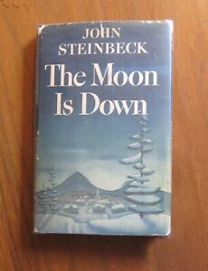 John Steinbeck The Moon is Down ~ 1942 Early Printing Viking Hardcover w/Jacket