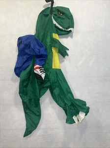 Gemmy Inflatable, Airblown Dino Jockey, Dinosaur Rider Child's Costume No Fan - Picture 1 of 3