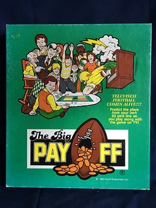 Vintage THE BIG PAYOFF A Football Board Game 1984 Payoff Enterprises - Bild 1 von 4