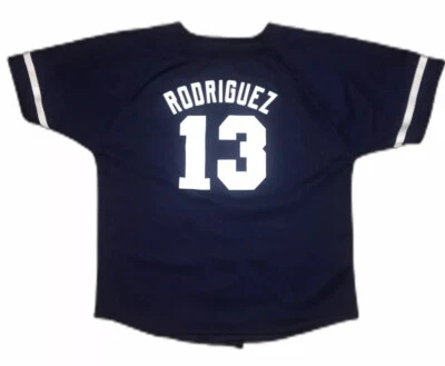 Camiseta Majestic New York Yankees MLB Alex Rodriguez Azul Marino Talla Juvenil M Foto 1 de 4