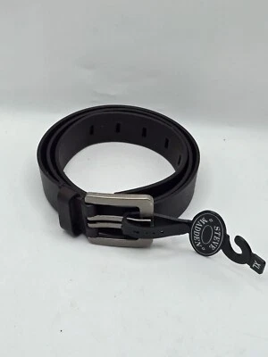 Cinturón Steve Madden Cuero Marrón Oscuro Talla XL (LEER) Foto 1 de 4