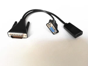 Câble adaptateur POLYCOM RS232 compatible 1 PC objectif quatre générations HDCI vers HDMI+DB9 - Photo 1 sur 2