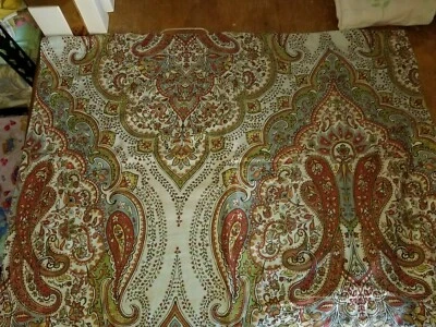 Echo Rusty Orange Paisley 标准 Sham — 第 1/3 张图片