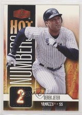 2006 Flair Showcase Hot Numbers Derek Jeter #HN-9 HOF