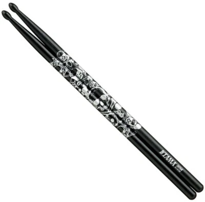 Tama 5B-S-BS Drumsticks OAK schwarz Totenkopf - Bild 1 von 2
