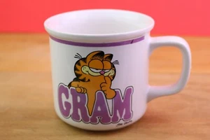 Vintage Garfield Coffee Cup Mug Enesco Gram 1978 Jim Davis Ceramic - Picture 1 of 5