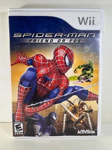 Spider-Man: Friend or Foe (Nintendo Wii, 2007) Complete CIB Tested Working - Picture 1 of 4