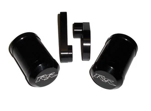 07-08 CBR 600RR Limited Ed. BLACK Ano Aluminum Frame Sliders Crash Protectors - Bild 1 von 2