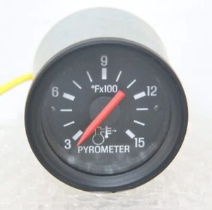 Sterling Exhaust Temp / Pyrometer Gauge 3000-1500 F - 9045 - Picture 1 of 8