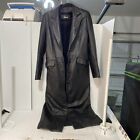 Amanda Leather Over Coat size M Black