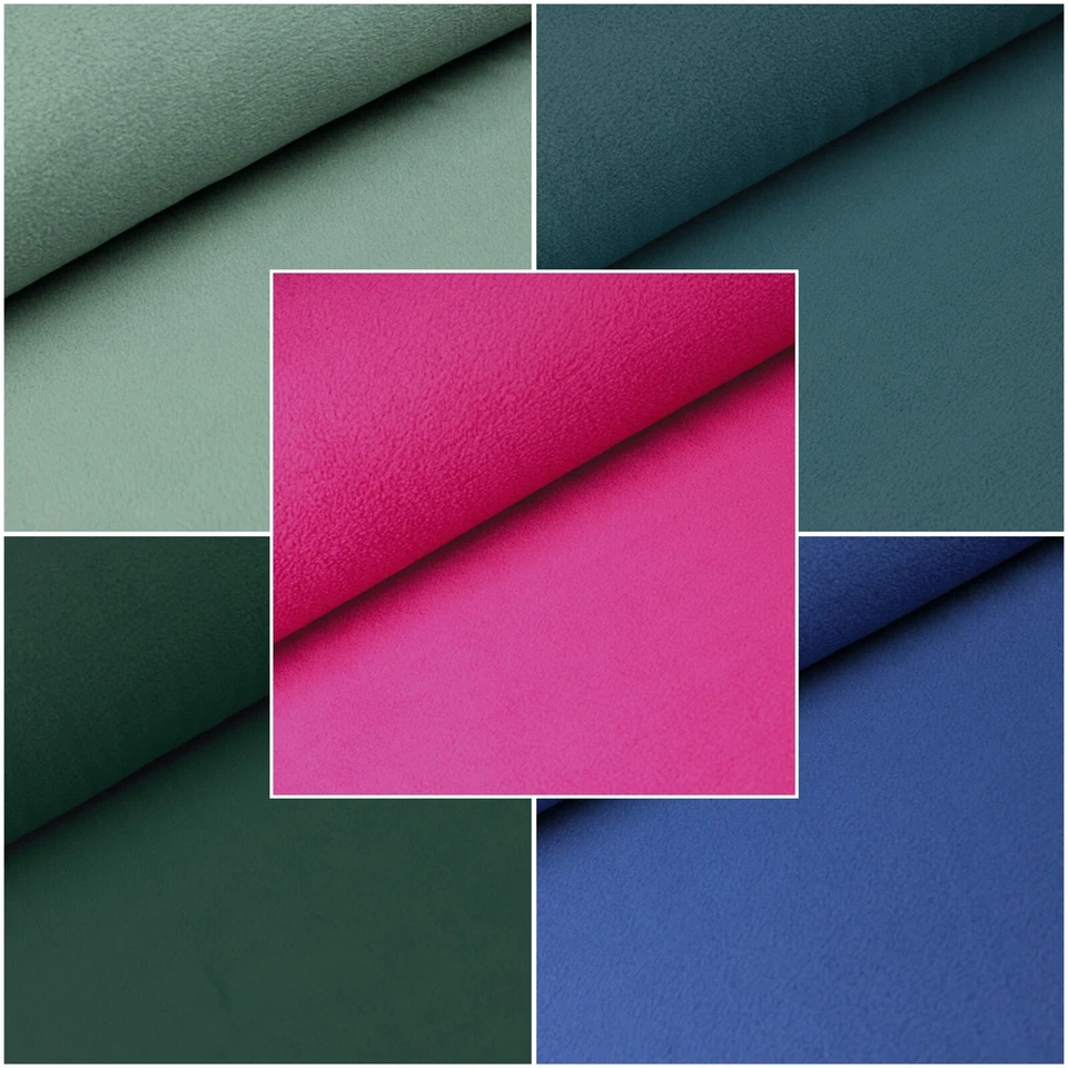 Polarfleece Stoff Antipilling Polar Fleece Meterware Bekleidung Deko Stoff