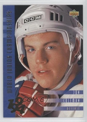 1993-94 Upper Deck Jon Coleman #563 Rookie RC - Image 1 of 2
