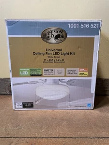 Universal Ceiling Fan LED Light Kit Brand New In Box SKU 1001 516 521 - Picture 1 of 6