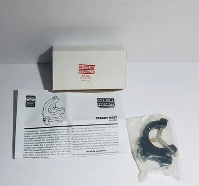 Suporte de descanso fixo Sherline para torno P/N 1074 novo em folha na caixa com instruções - Imagem 1 de 4