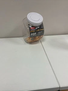 OXO Clear Plastic 5.0 Qt POP Candy Cookie Large Airtight Food Storage Jar NEW - Picture 1 of 2