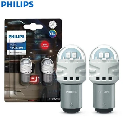 Philips Ultinon Pro3100 P21/5W 1157 LED Red Turn/Stop/Parking Light 2PCS - Image 1 of 4