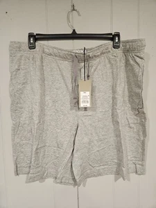 Goodfellow & Co. Baumwolle Pyjama Schlafshorts Gr. XXL meliert grau Kordelzug Neu mit Etikett - Bild 1 von 4
