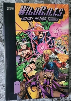 Imagen firmada por el Compendio Wildcats edición limitada Brandon Choi Jim Lee Foto 1 de 4