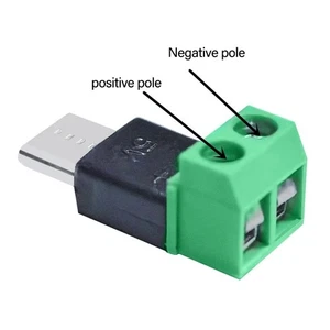 Replaceable Type C Male Adapter OTG Terminal Easy Assembly for Customs USB Cord - Picture 1 of 10